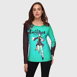 Лонгслив женский Син Цю!, цвет: 3D-принт — фото 2