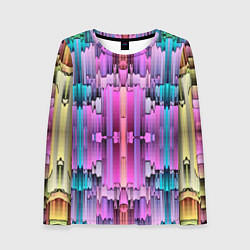 Женский лонгслив Калейдоскоп абстракции