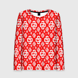 Лонгслив женский Red Pattern Dope Camo Dope Street Market Спина, цвет: 3D-принт