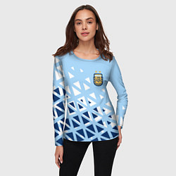 Лонгслив женский Сборная Аргентины футбол, цвет: 3D-принт — фото 2