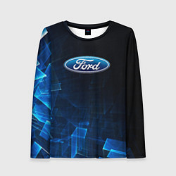 Лонгслив женский Ford форд abstraction, цвет: 3D-принт