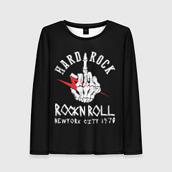 Лонгслив женский ROCKNROLL Hard Rock, цвет: 3D-принт