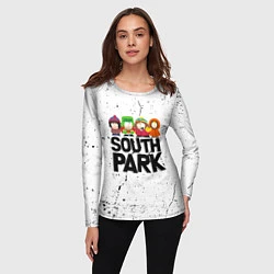 Лонгслив женский Южный парк мультфильм - персонажи South Park, цвет: 3D-принт — фото 2