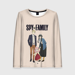 Лонгслив женский Spy x Family Семья шпиона, цвет: 3D-принт