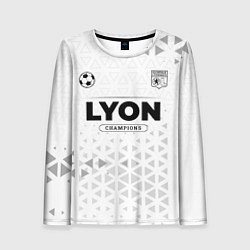 Лонгслив женский Lyon Champions Униформа, цвет: 3D-принт
