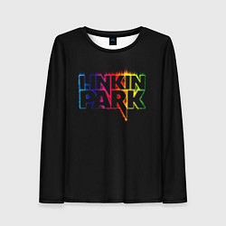 Лонгслив женский Linkin Park neon, цвет: 3D-принт