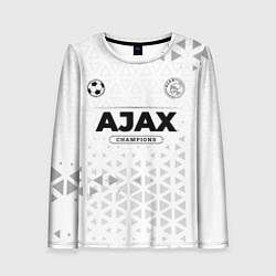 Лонгслив женский Ajax Champions Униформа, цвет: 3D-принт