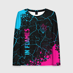 Женский лонгслив In Flames Neon Gradient