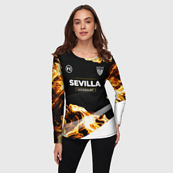 Лонгслив женский Sevilla Legendary Sport Fire, цвет: 3D-принт — фото 2
