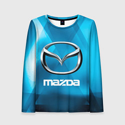 Лонгслив женский Mazda - sport - абстракция, цвет: 3D-принт