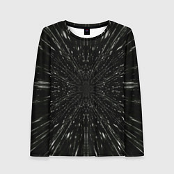 Лонгслив женский Летящее трехмерное пространство, цвет: 3D-принт