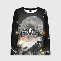 Лонгслив женский CS-GO weapon, цвет: 3D-принт