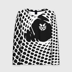 Лонгслив женский Pyrokinesis - абстракция, цвет: 3D-принт