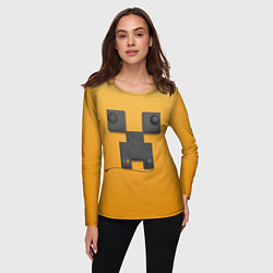 Лонгслив женский Minecraft Creeper game, цвет: 3D-принт — фото 2