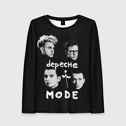 Лонгслив женский Depeche Mode portrait, цвет: 3D-принт
