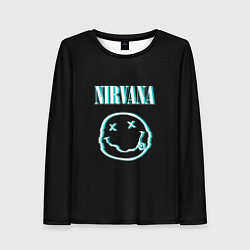 Женский лонгслив Nirvana неон