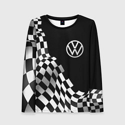 Женский лонгслив Volkswagen racing flag