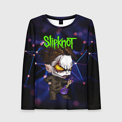 Лонгслив женский Slipknot dark blue, цвет: 3D-принт