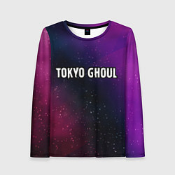 Женский лонгслив Tokyo Ghoul gradient space