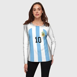 Лонгслив женский Месси Аргентина ЧМ 2022, цвет: 3D-принт — фото 2
