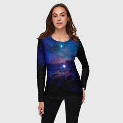 Лонгслив женский Звёздное небо, цвет: 3D-принт — фото 2