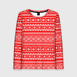 Женский лонгслив Jacquard pattern