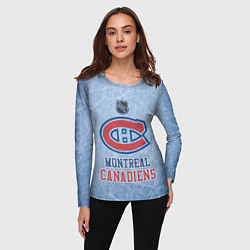 Лонгслив женский Montreal Canadiens - NHL, цвет: 3D-принт — фото 2