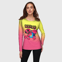 Лонгслив женский Project Playtime: Бокси Бу, цвет: 3D-принт — фото 2