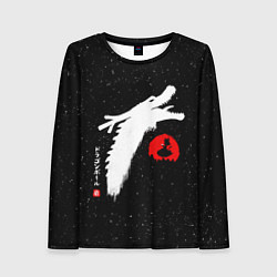 Лонгслив женский Dragon Ball дракон и Гоку, цвет: 3D-принт