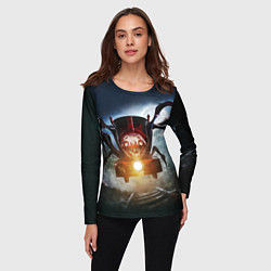 Лонгслив женский Charles choo choo, цвет: 3D-принт — фото 2