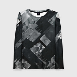 Женский лонгслив Серые полосы