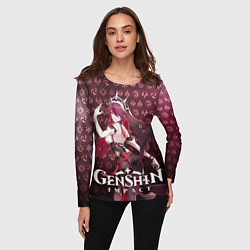 Лонгслив женский Розария элементали, цвет: 3D-принт — фото 2