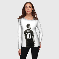 Лонгслив женский 10 Leo Messi, цвет: 3D-принт — фото 2