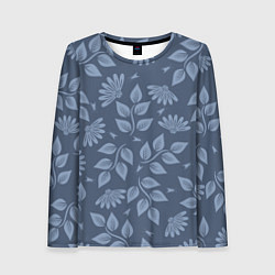 Лонгслив женский Цветочный набор с насекомыми, цвет: 3D-принт
