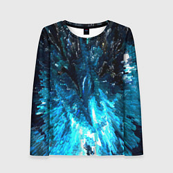 Женский лонгслив Холодная масляная краска