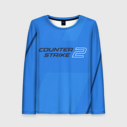 Лонгслив женский Counter Strike 2 с логотипом, цвет: 3D-принт
