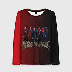 Лонгслив женский Cradle of Filth band, цвет: 3D-принт