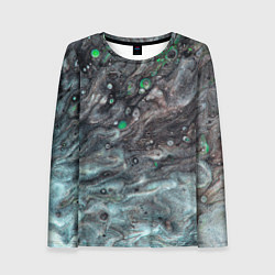 Женский лонгслив Каменные краски