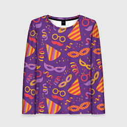 Лонгслив женский Маскарад, цвет: 3D-принт