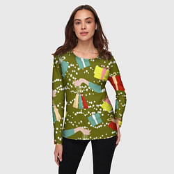 Лонгслив женский Подарки и сувениры, цвет: 3D-принт — фото 2