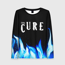 Лонгслив женский The Cure blue fire, цвет: 3D-принт