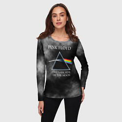 Лонгслив женский Pink Floyd космос, цвет: 3D-принт — фото 2