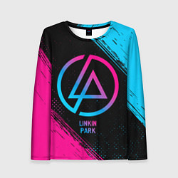 Лонгслив женский Linkin Park - neon gradient, цвет: 3D-принт