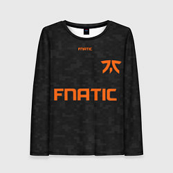 Лонгслив женский Форма Fnatic pixels, цвет: 3D-принт