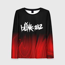 Лонгслив женский Blink 182 red plasma, цвет: 3D-принт
