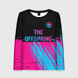 Лонгслив женский The Offspring - neon gradient: символ сверху, цвет: 3D-принт