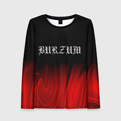 Лонгслив женский Burzum red plasma, цвет: 3D-принт