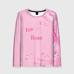 Лонгслив женский Ice Rose, цвет: 3D-принт