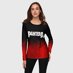 Лонгслив женский Pantera red plasma, цвет: 3D-принт — фото 2
