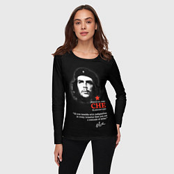 Лонгслив женский Che Guevara автограф, цвет: 3D-принт — фото 2
